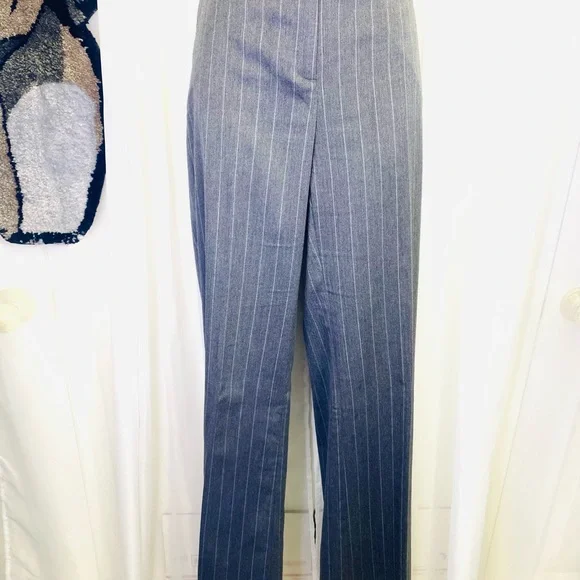 New York & Company Charcoal Pinstripe Pants - Picture 12 of 16